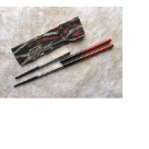 若狭塗携帯箸&ティナラク織ケースセット